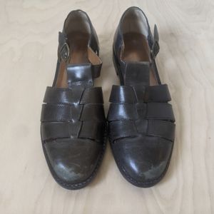 Closed Toe Buckle Flats